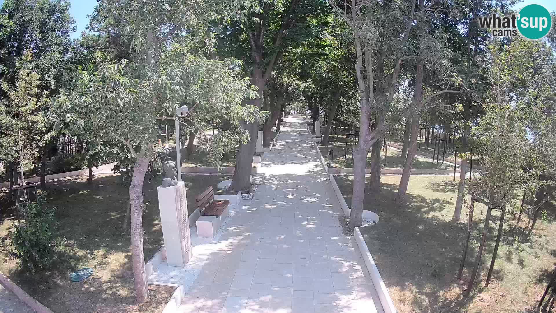 Writers’ Park Webcam Senj – Live by the Sea