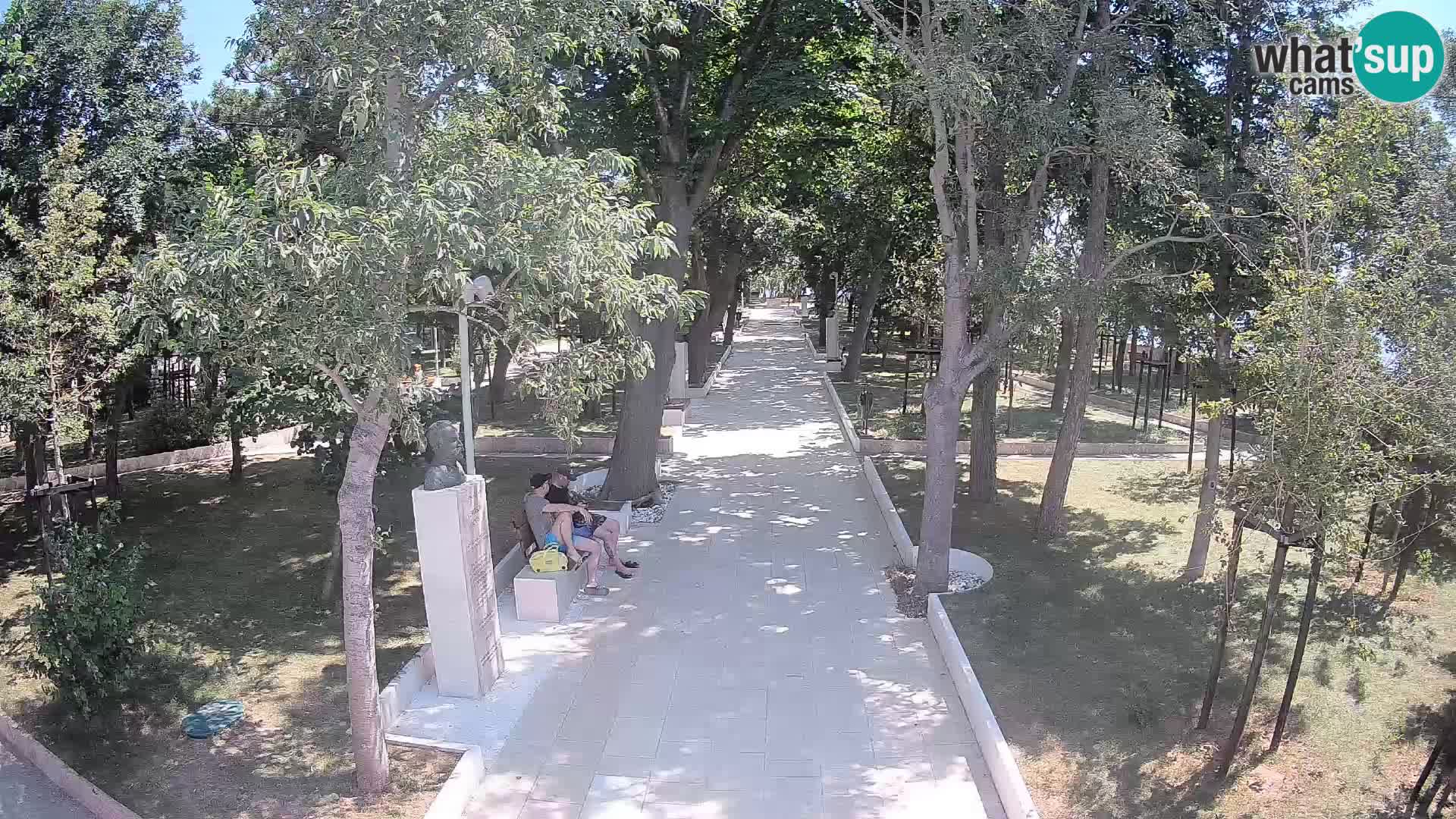 Webcam Schriftstellerpark Senj – Live am Meer