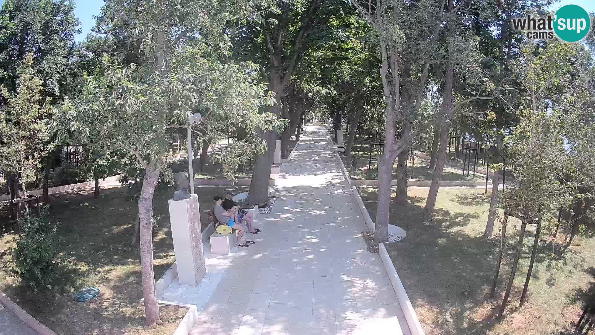 Writers’ Park Webcam Senj – Live by the Sea