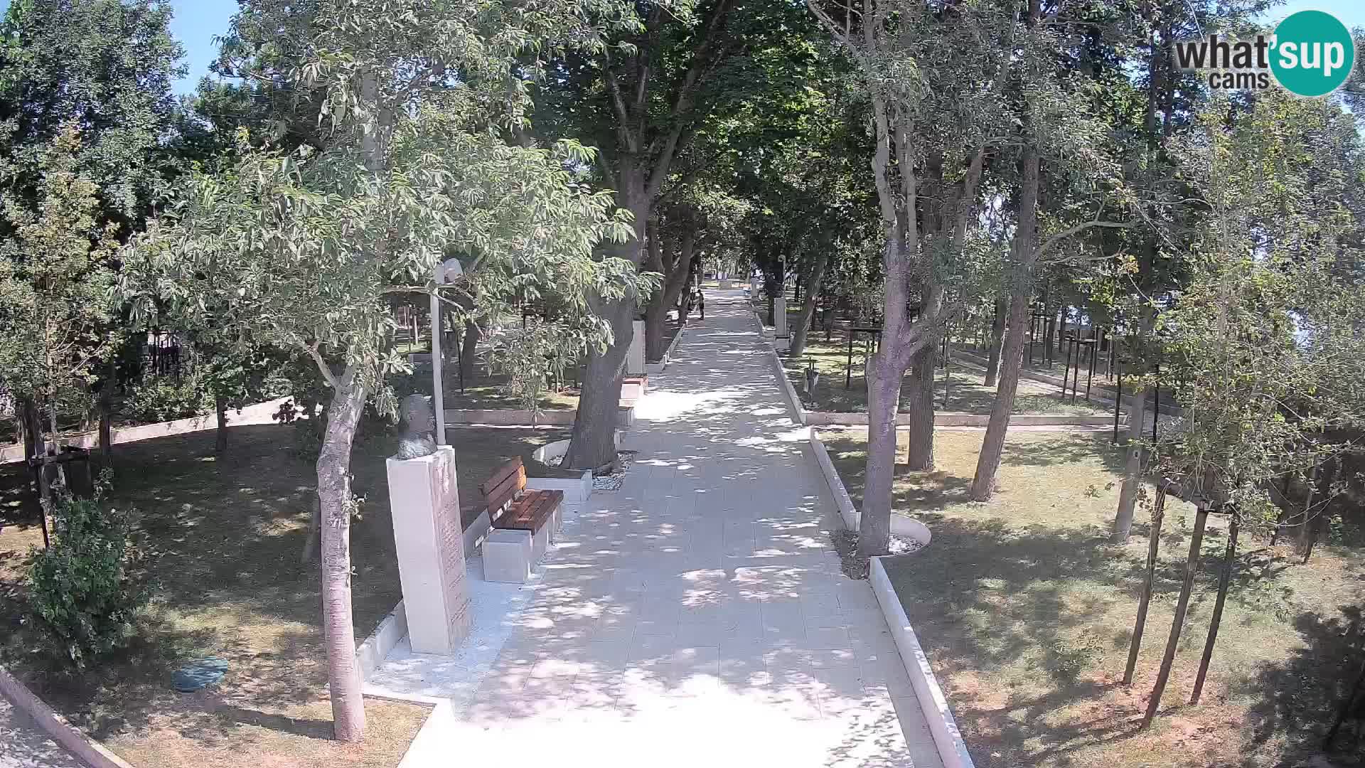 Webcam Schriftstellerpark Senj – Live am Meer