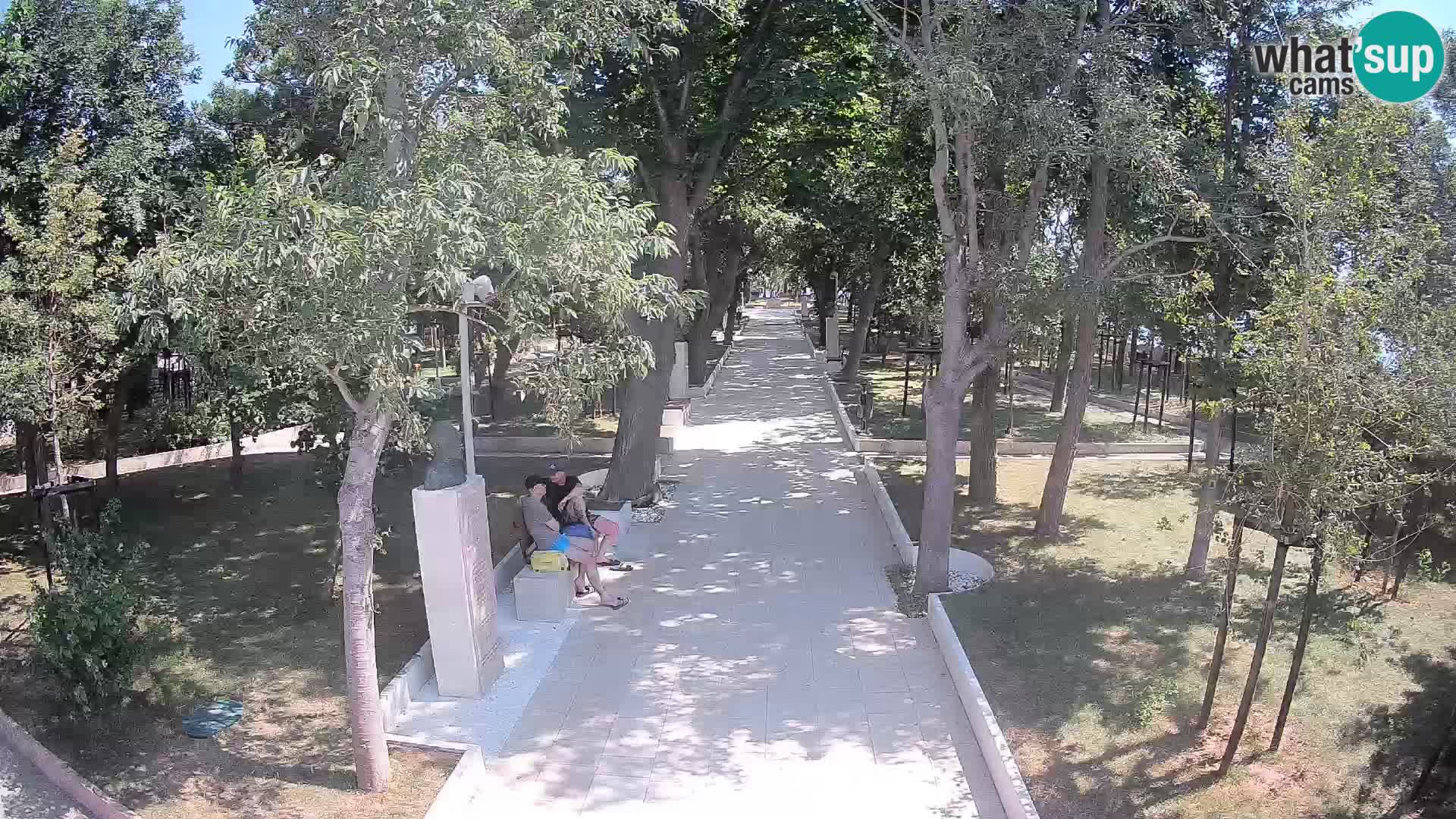 Webcam Schriftstellerpark Senj – Live am Meer