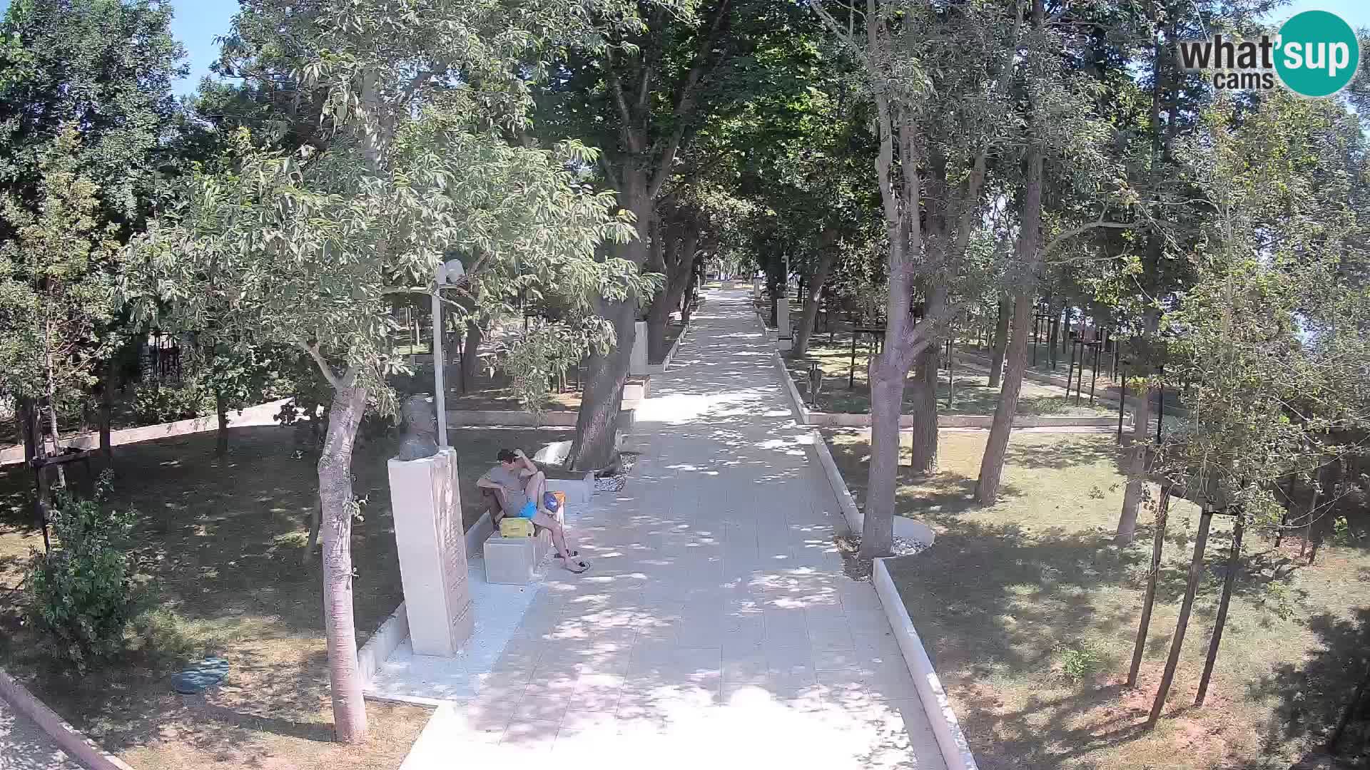 Webcam Schriftstellerpark Senj – Live am Meer