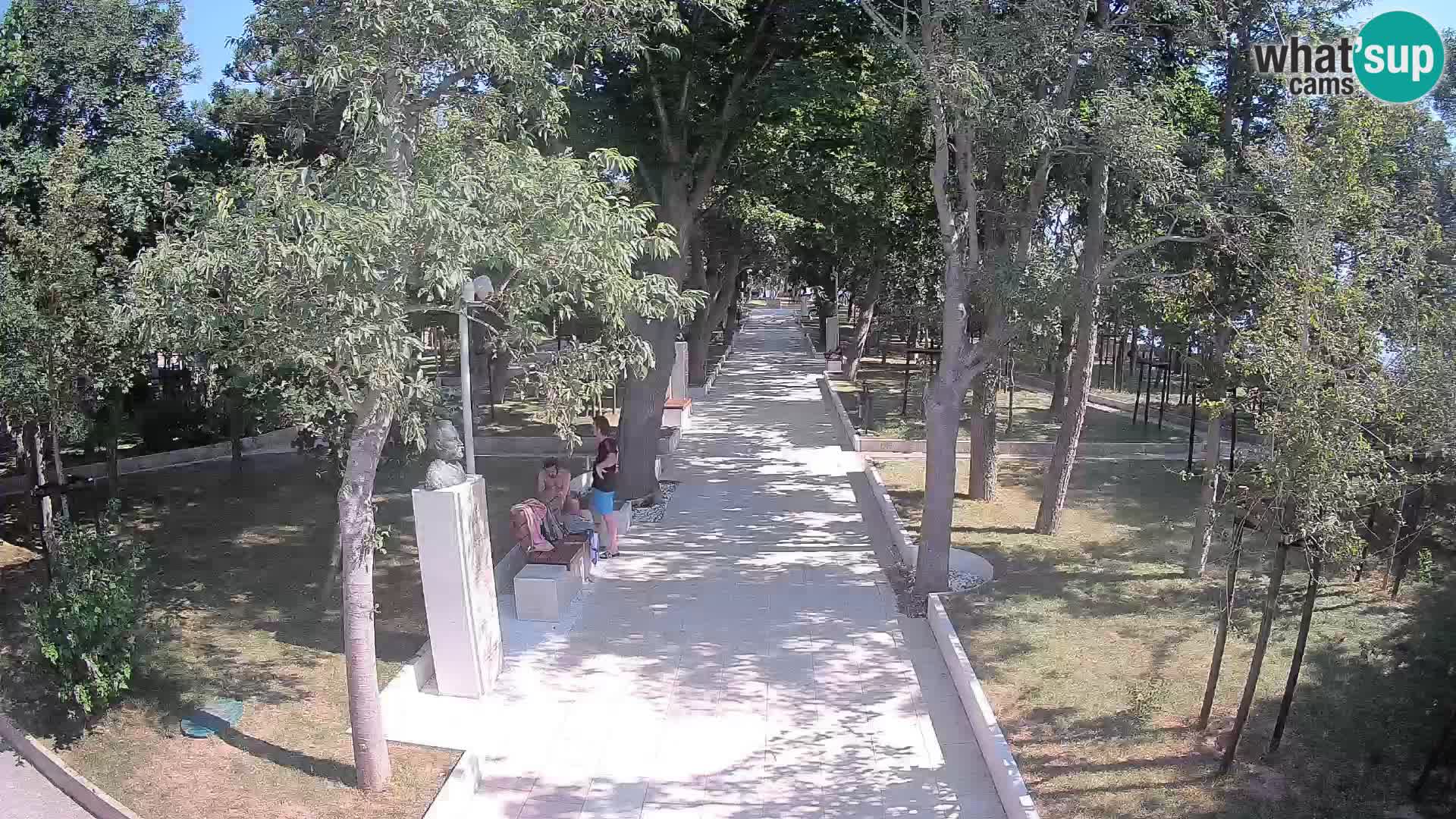 Writers’ Park Webcam Senj – Live by the Sea