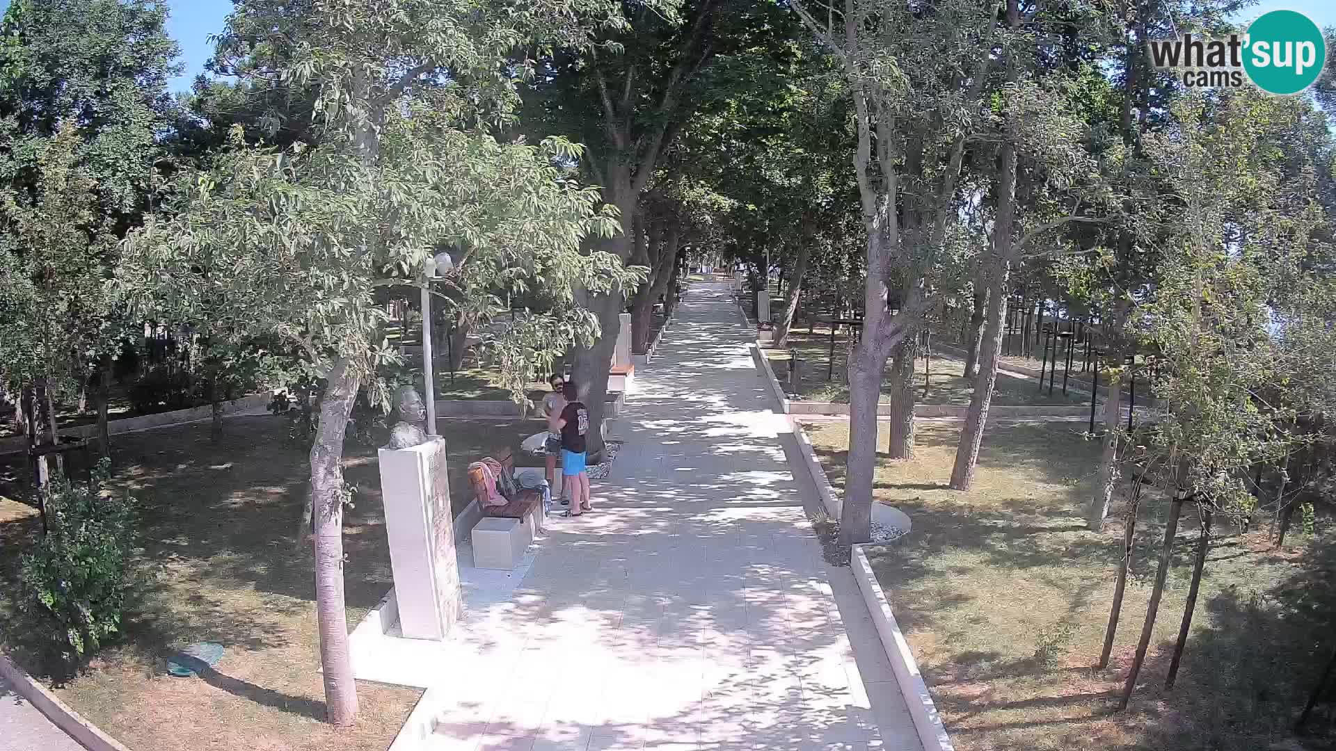 Webcam Schriftstellerpark Senj – Live am Meer