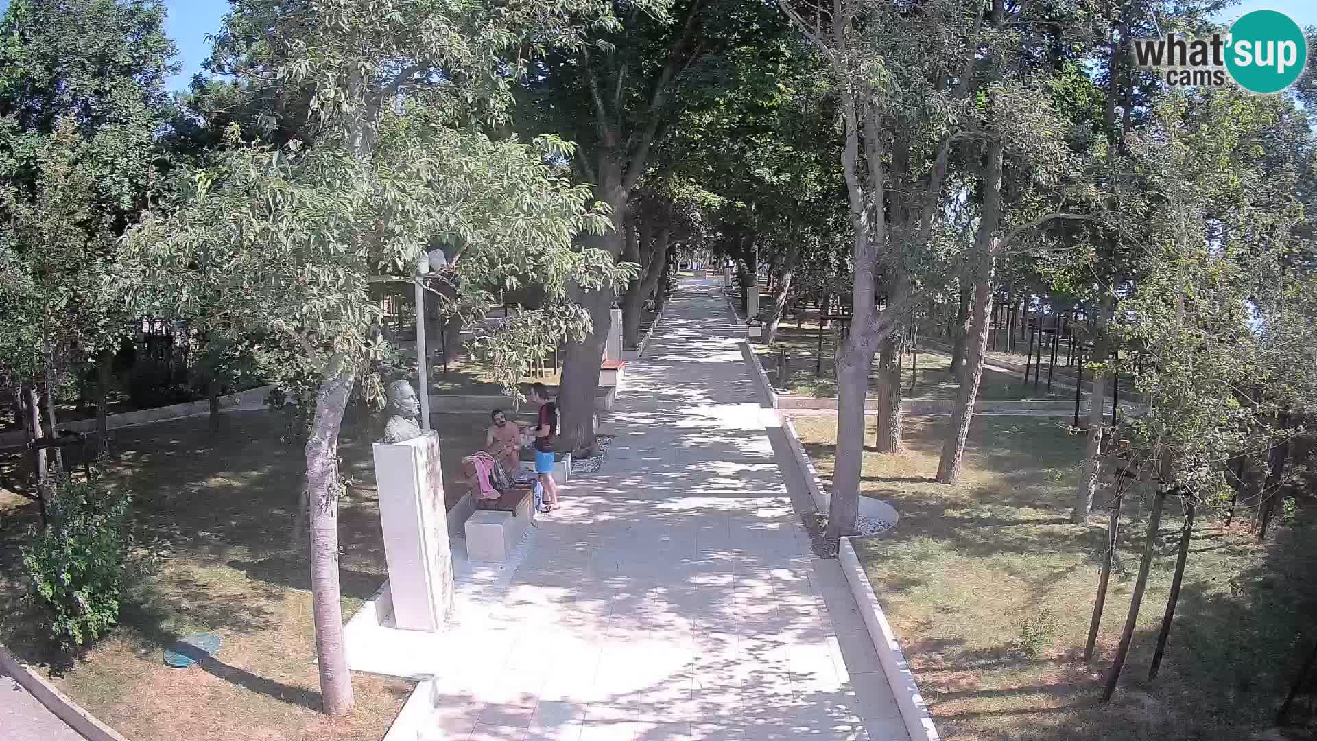 Webcam Schriftstellerpark Senj – Live am Meer
