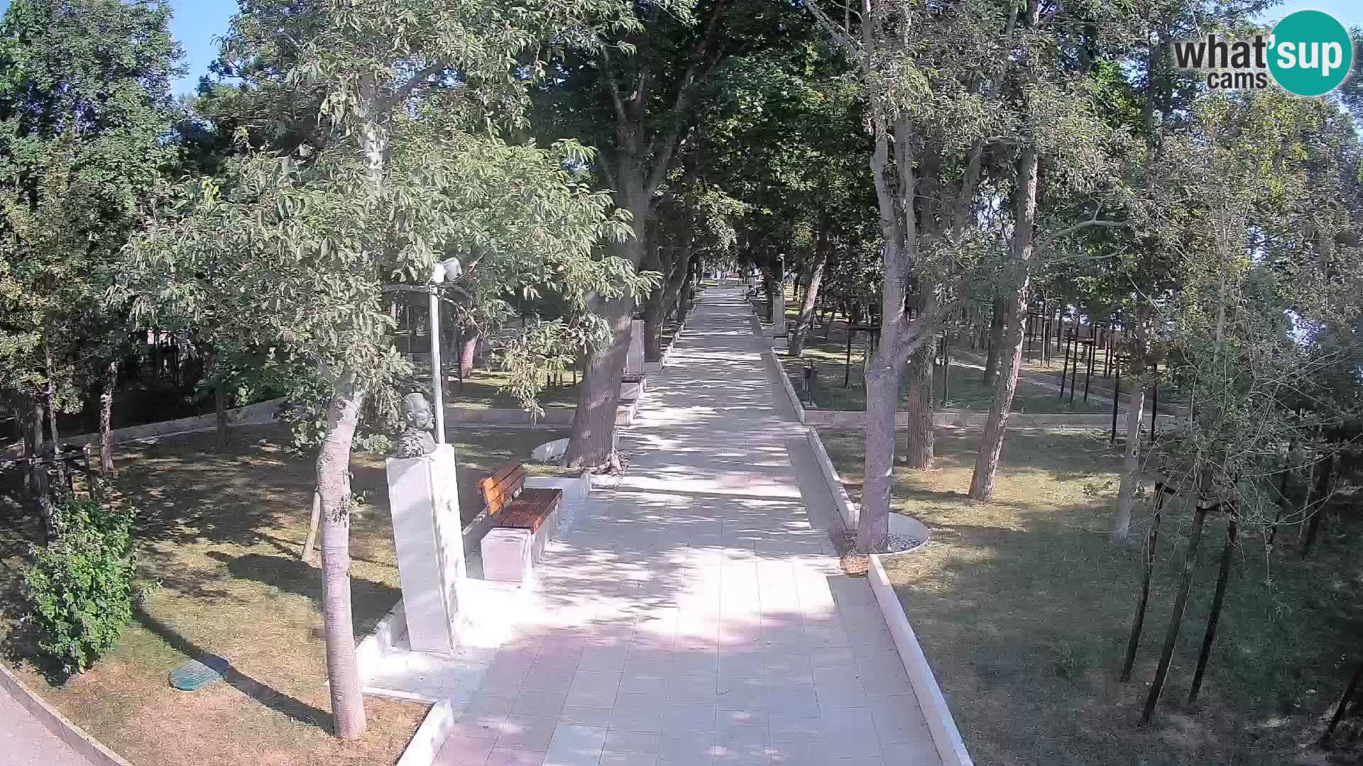 Writers’ Park Webcam Senj – Live by the Sea