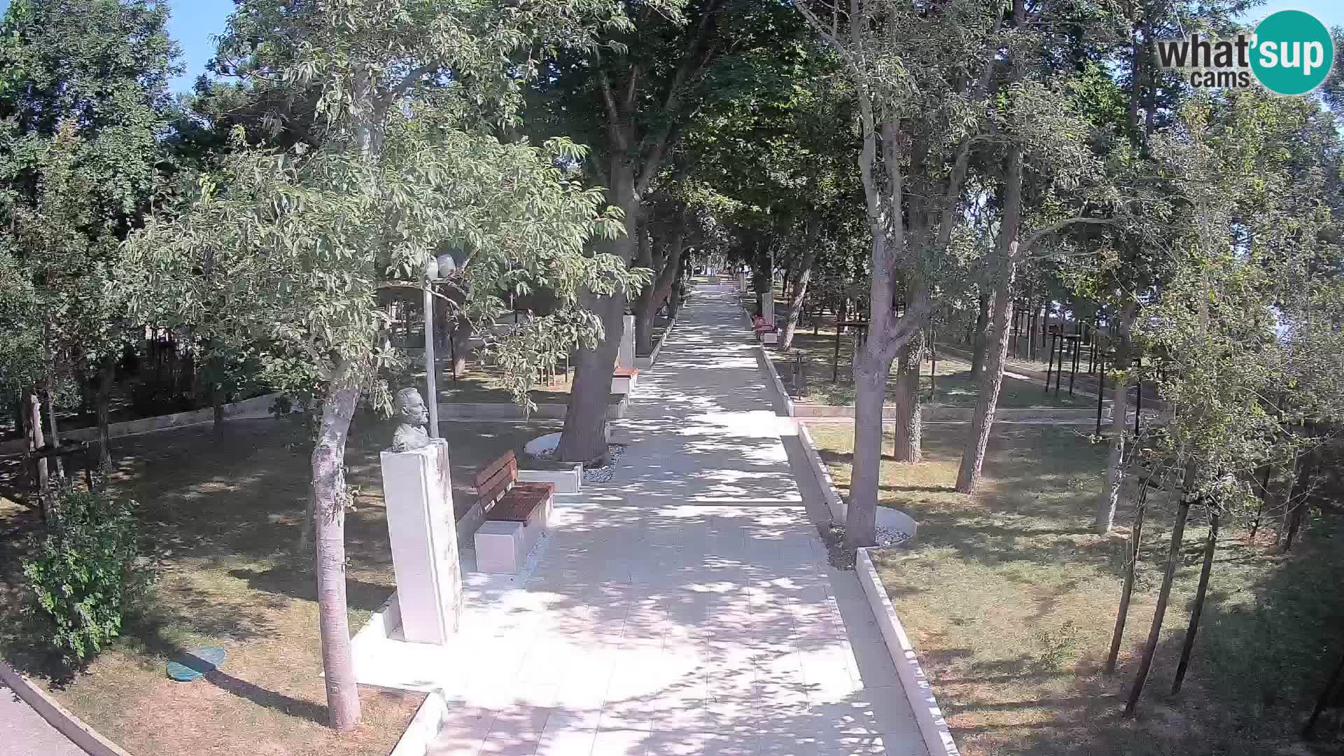 Writers’ Park Webcam Senj – Live by the Sea