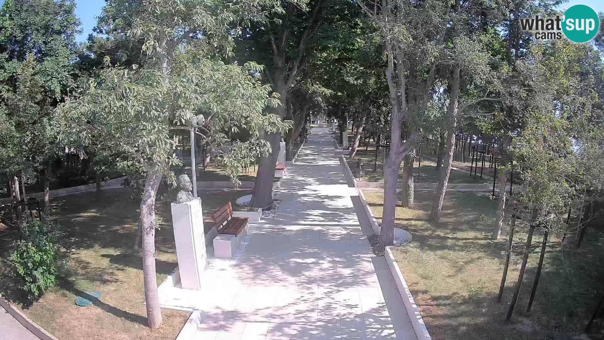 Writers’ Park Webcam Senj – Live by the Sea