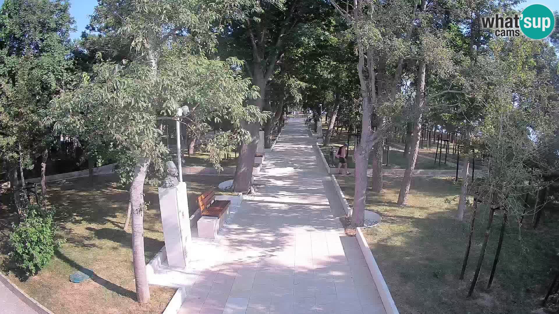 Writers’ Park Webcam Senj – Live by the Sea