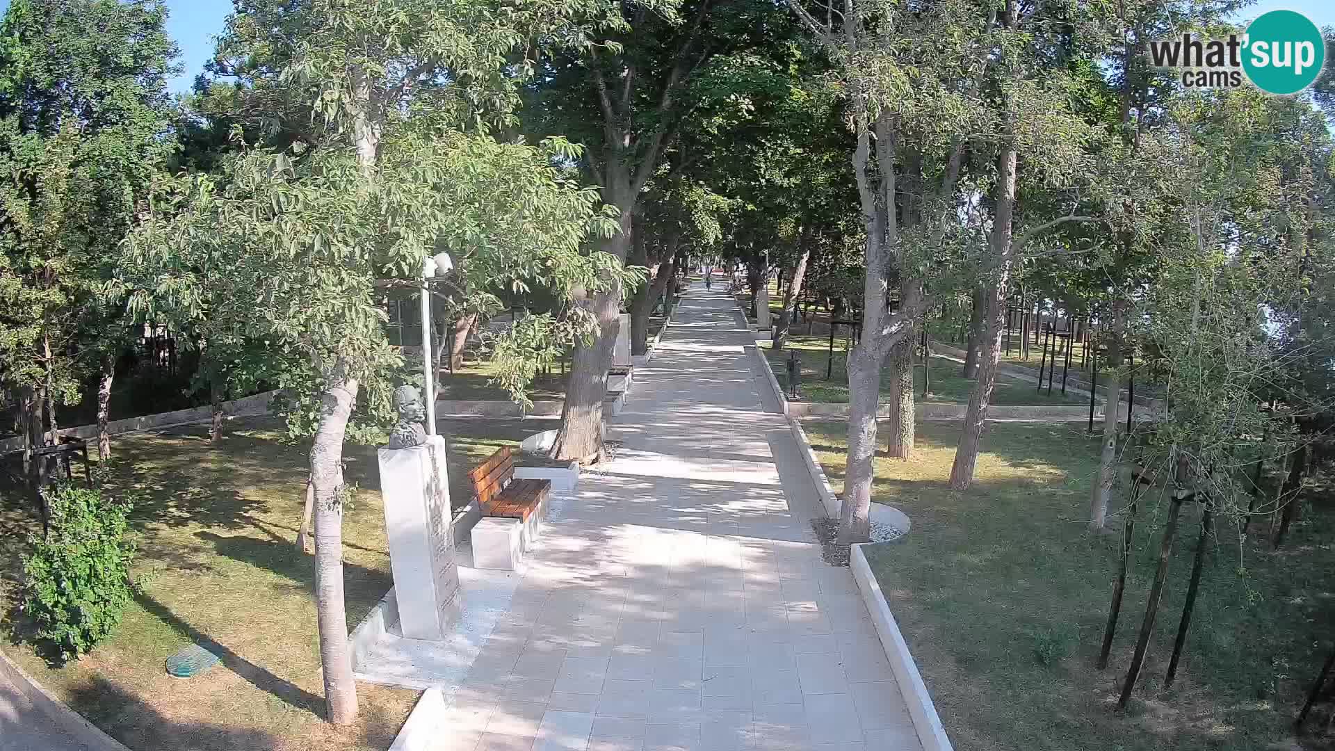Webcam Schriftstellerpark Senj – Live am Meer