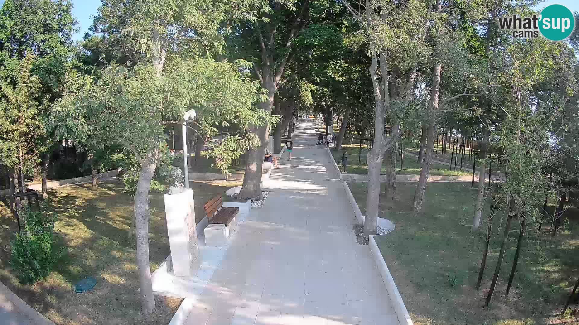 Writers’ Park Webcam Senj – Live by the Sea