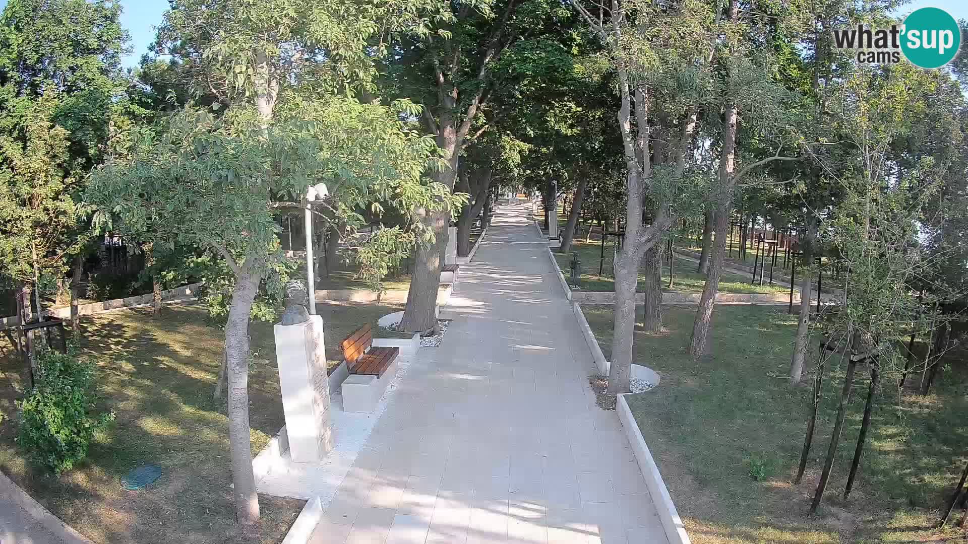 Writers’ Park Webcam Senj – Live by the Sea