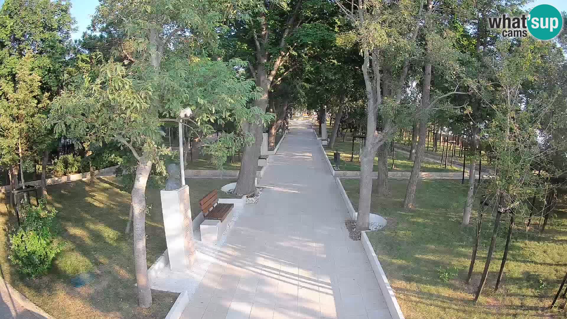 Writers’ Park Webcam Senj – Live by the Sea