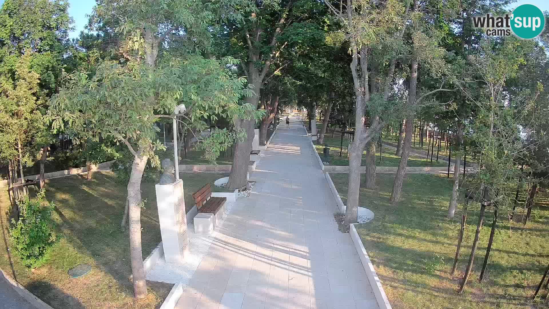 Webcam Schriftstellerpark Senj – Live am Meer