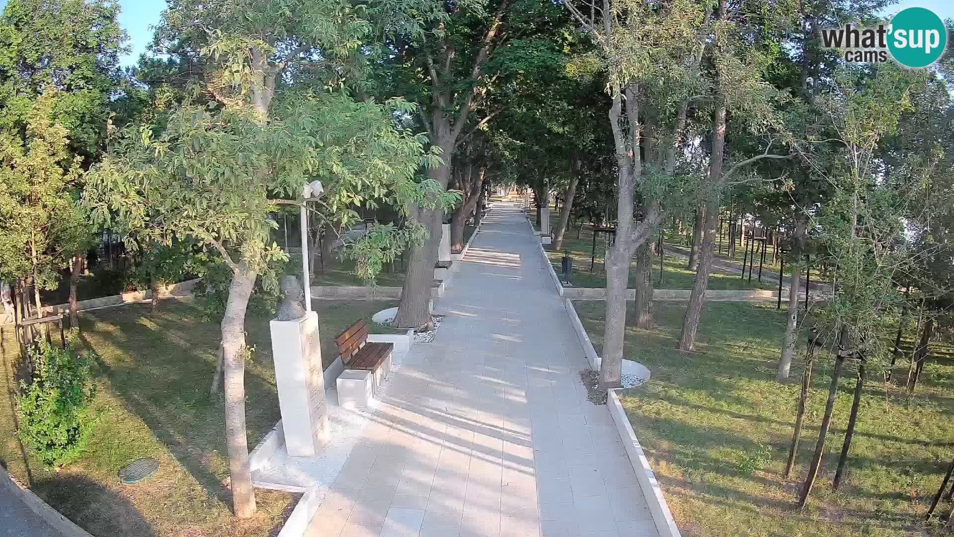 Writers’ Park Webcam Senj – Live by the Sea