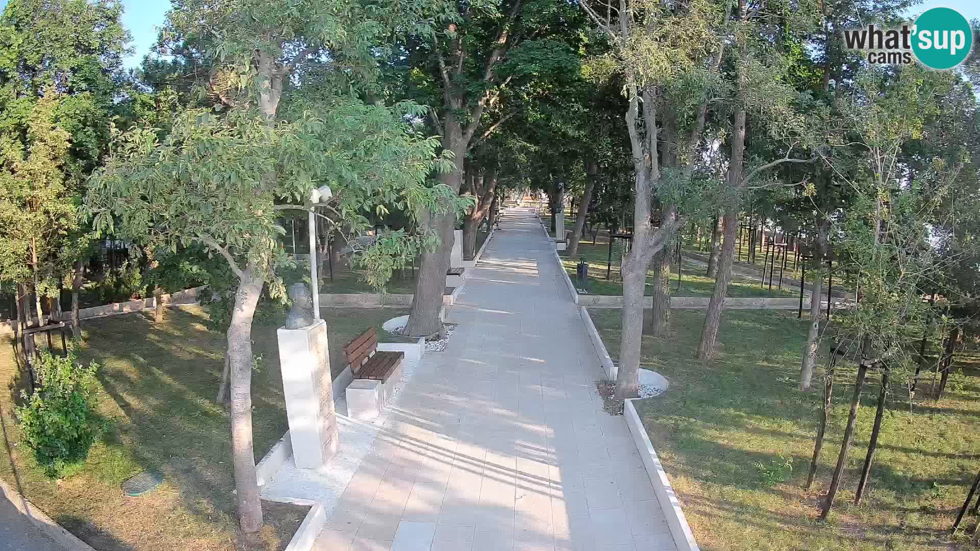 Writers’ Park Webcam Senj – Live by the Sea