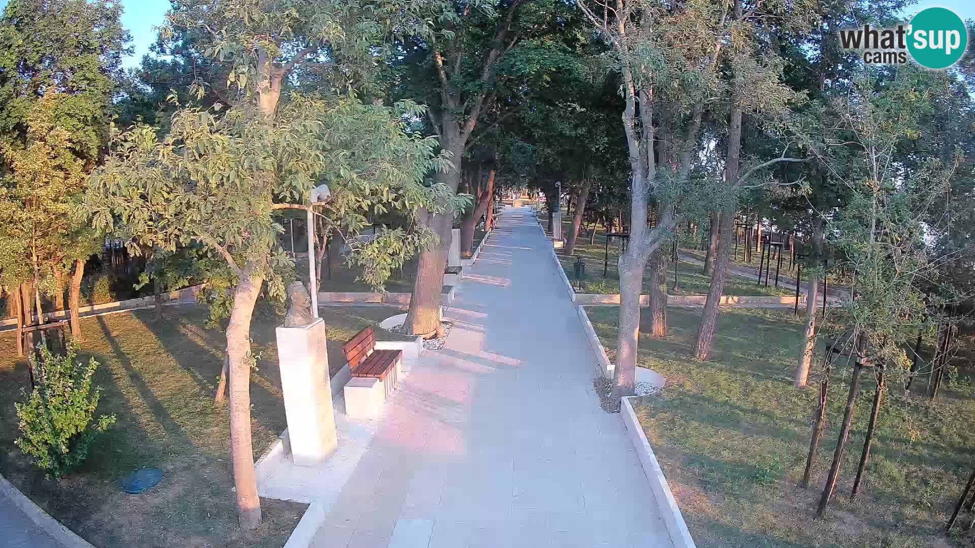 Writers’ Park Webcam Senj – Live by the Sea