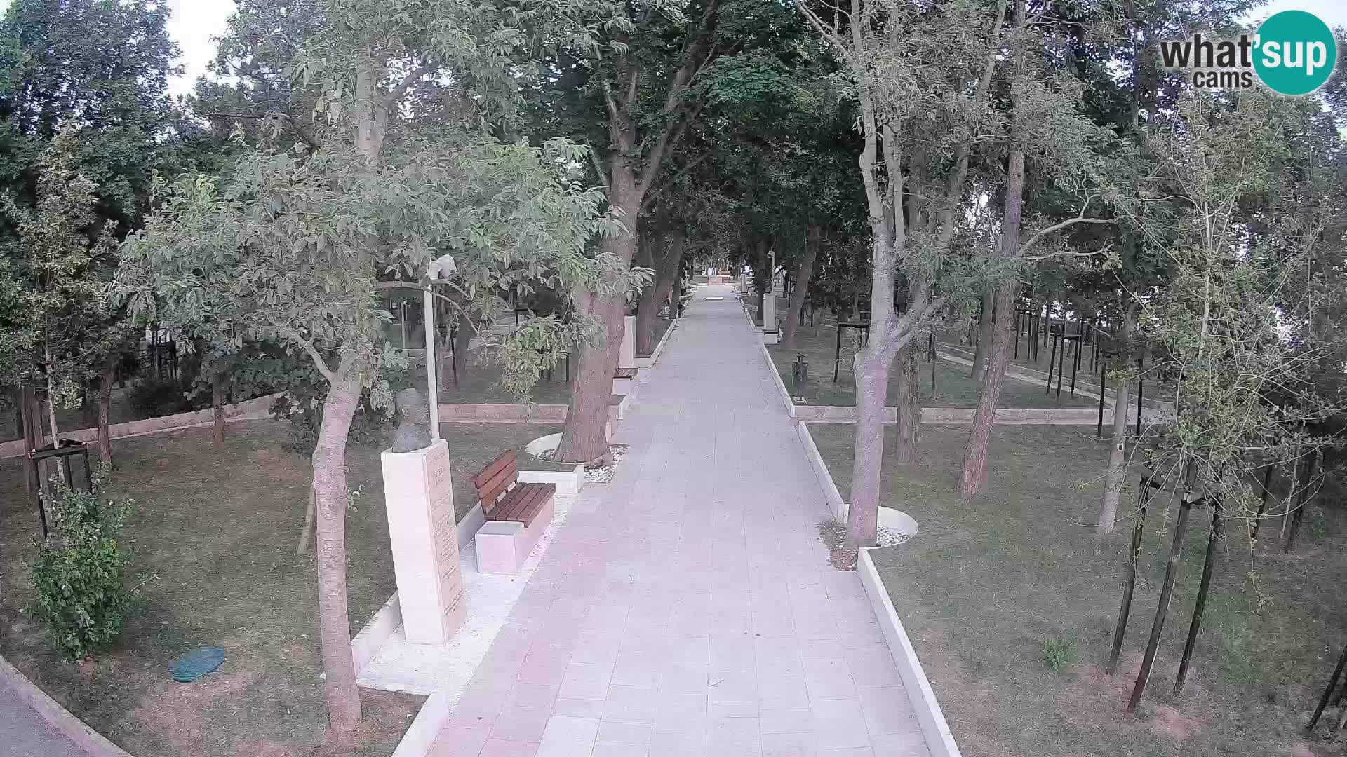 Writers’ Park Webcam Senj – Live by the Sea