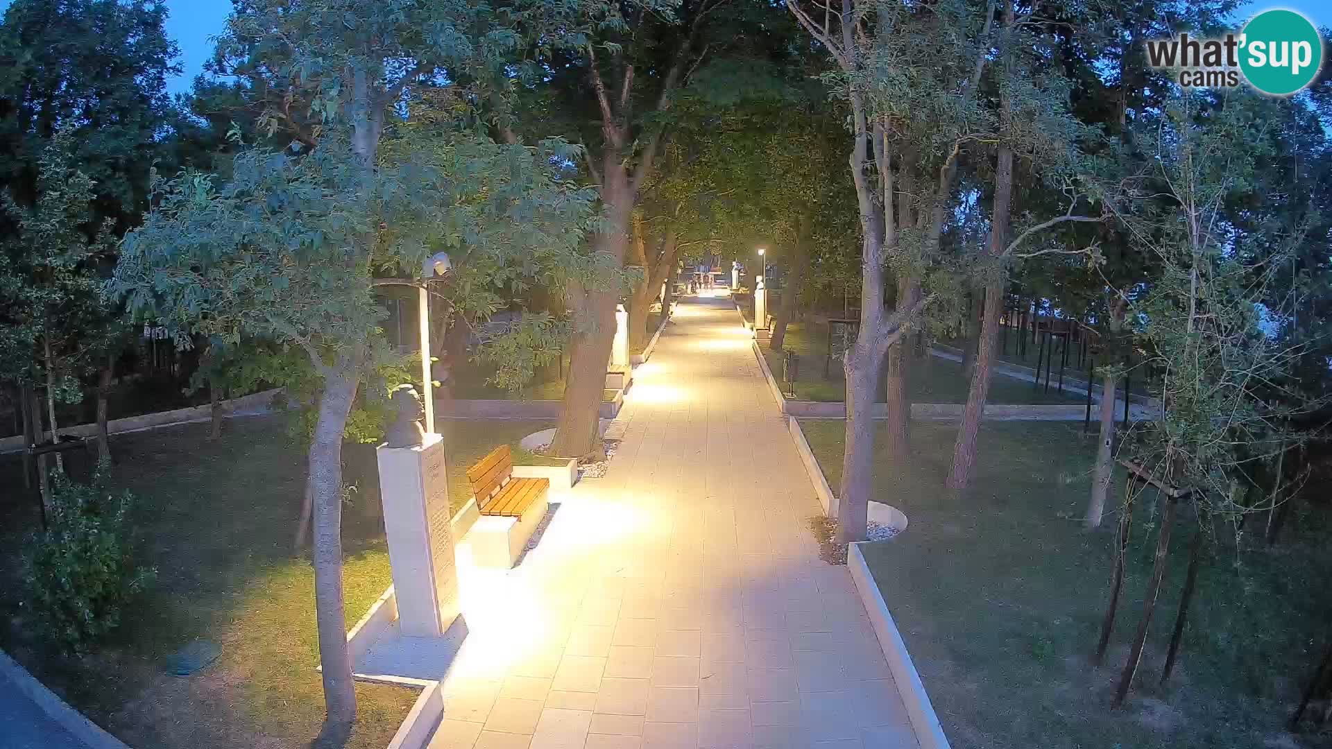 Writers’ Park Webcam Senj – Live by the Sea