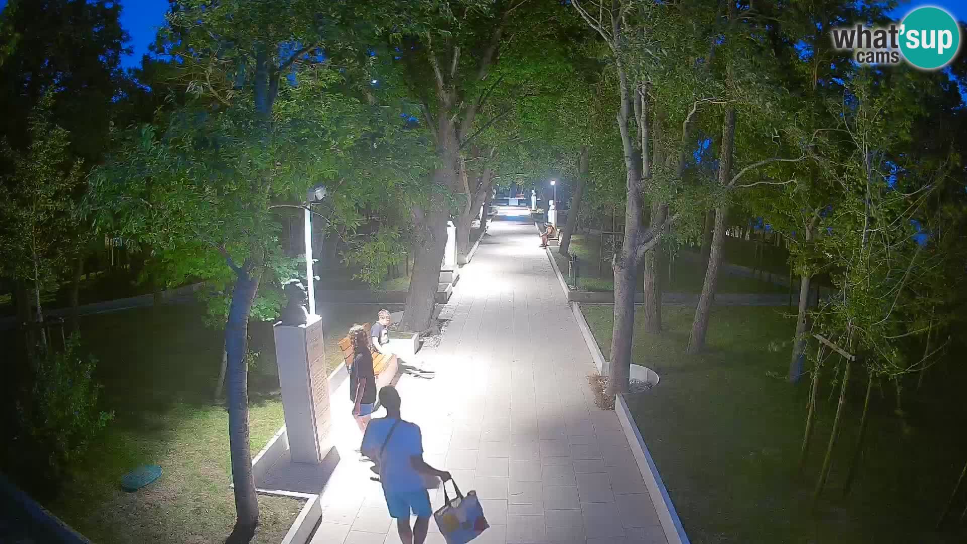 Webcam Schriftstellerpark Senj – Live am Meer
