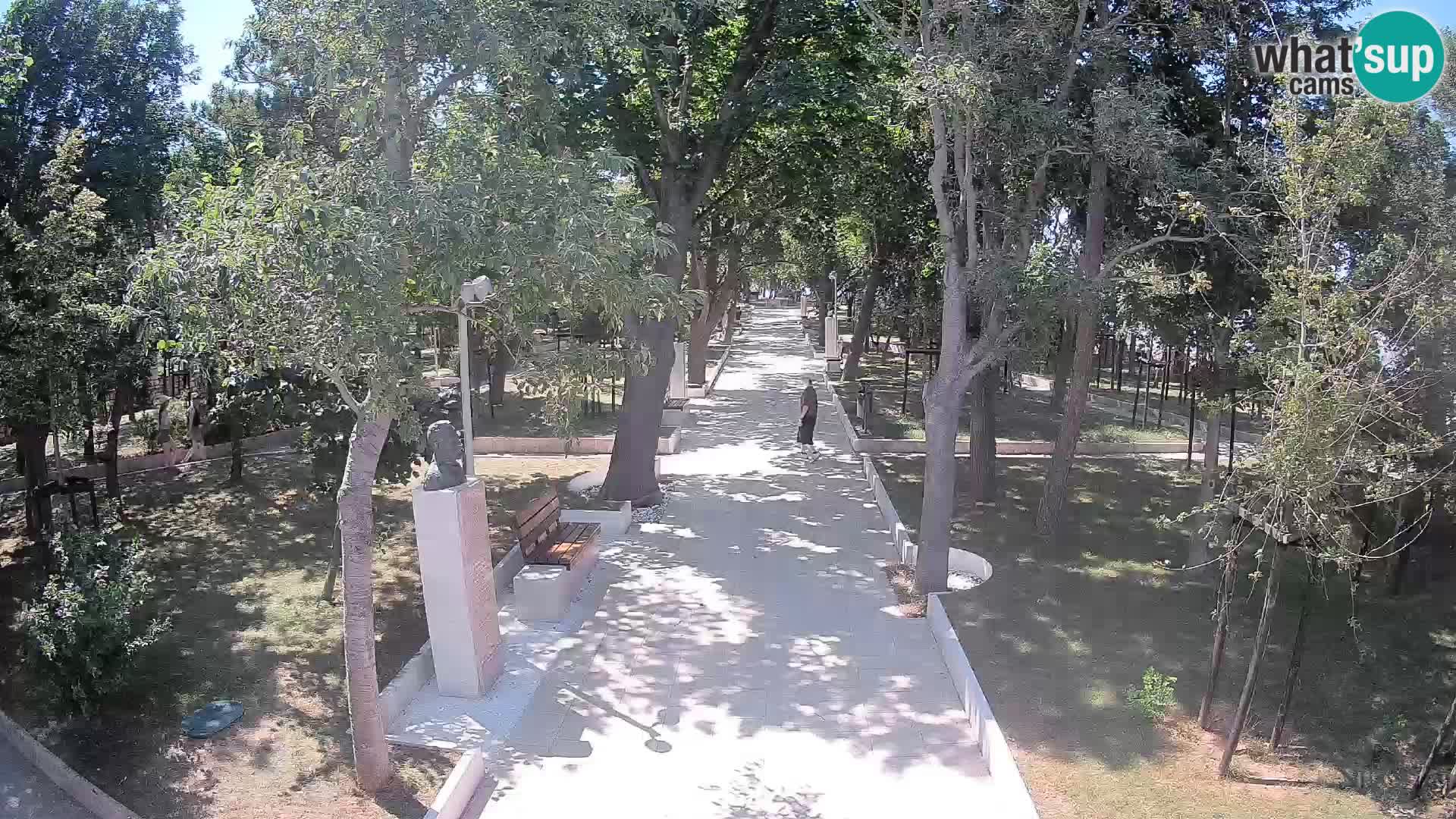 Writers’ Park Webcam Senj – Live by the Sea