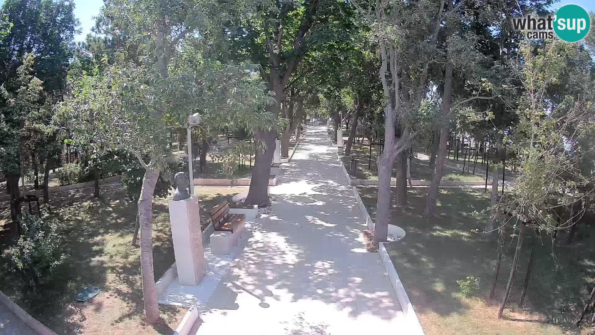Writers’ Park Webcam Senj – Live by the Sea