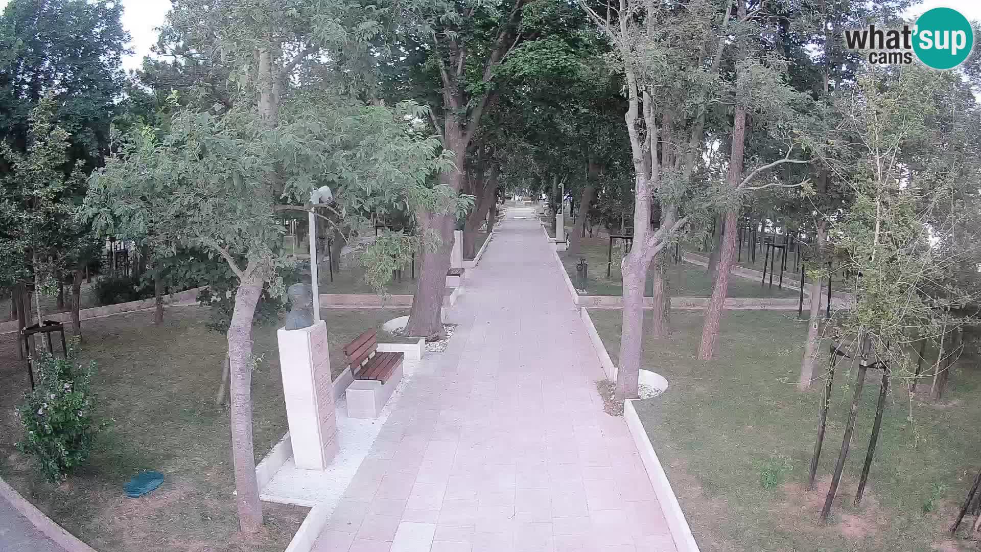 Webcam Schriftstellerpark Senj – Live am Meer