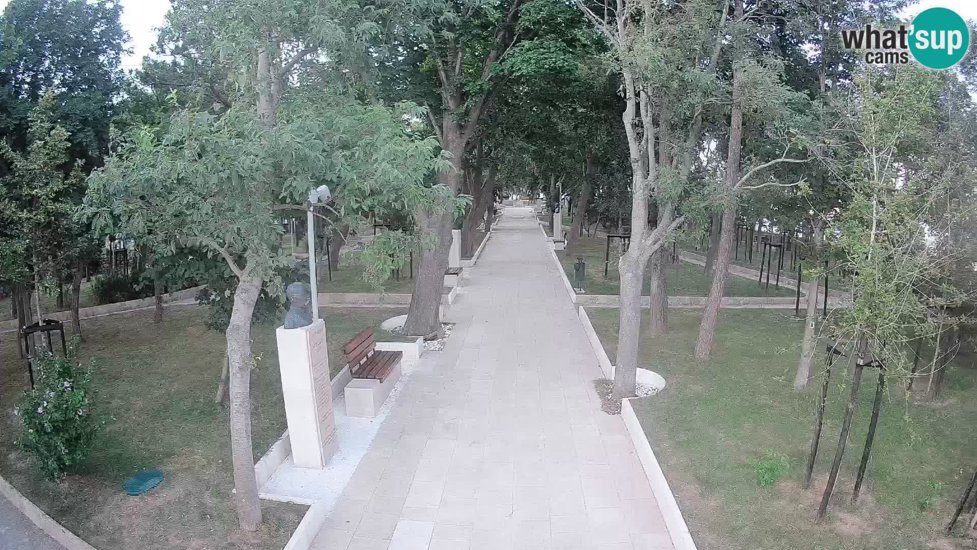 Writers’ Park Webcam Senj – Live by the Sea