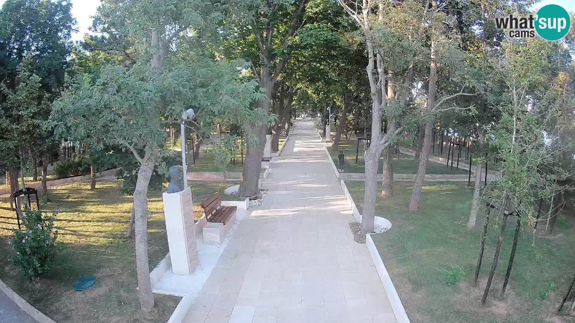 Writers’ Park Webcam Senj – Live by the Sea