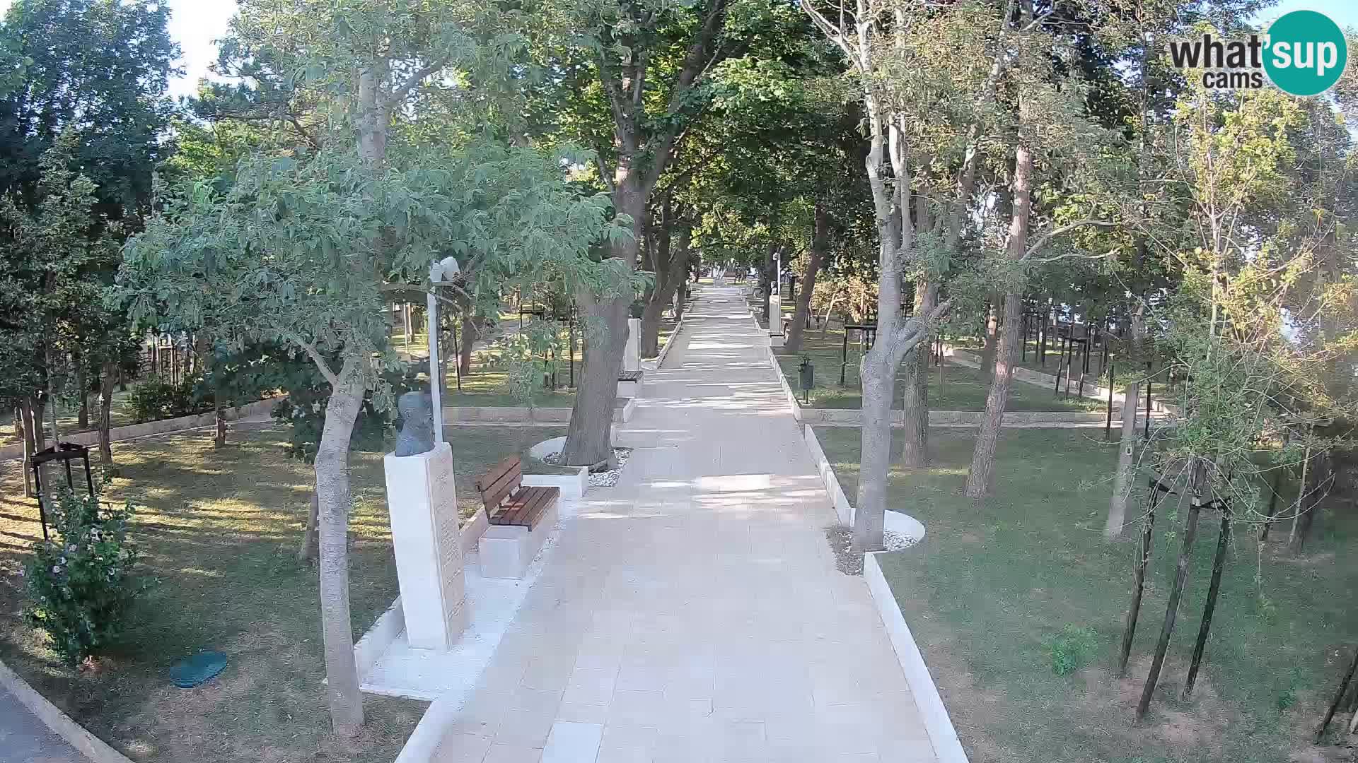 Writers’ Park Webcam Senj – Live by the Sea