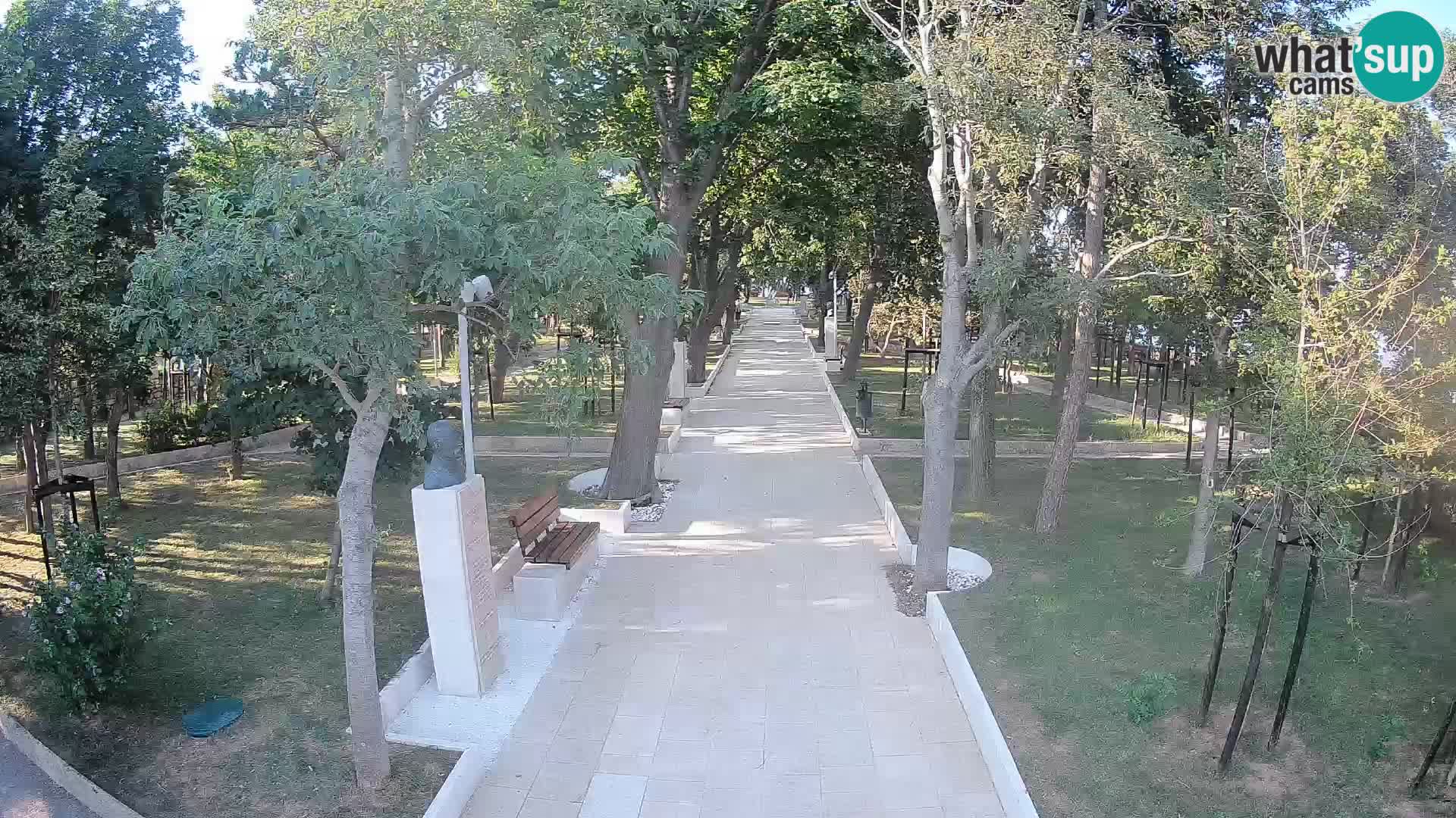 Writers’ Park Webcam Senj – Live by the Sea