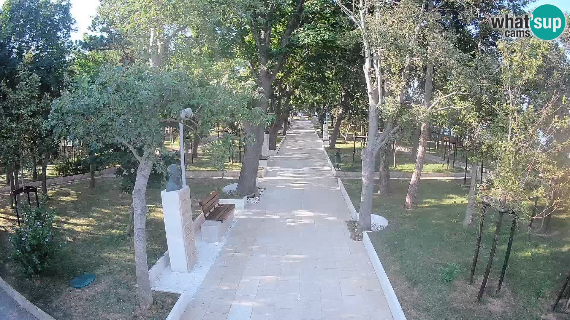 Writers’ Park Webcam Senj – Live by the Sea