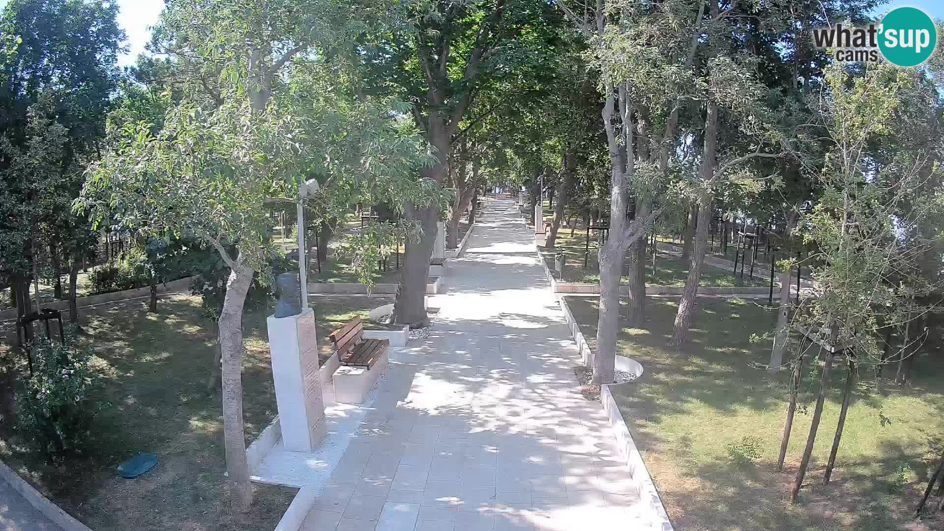 Writers’ Park Webcam Senj – Live by the Sea