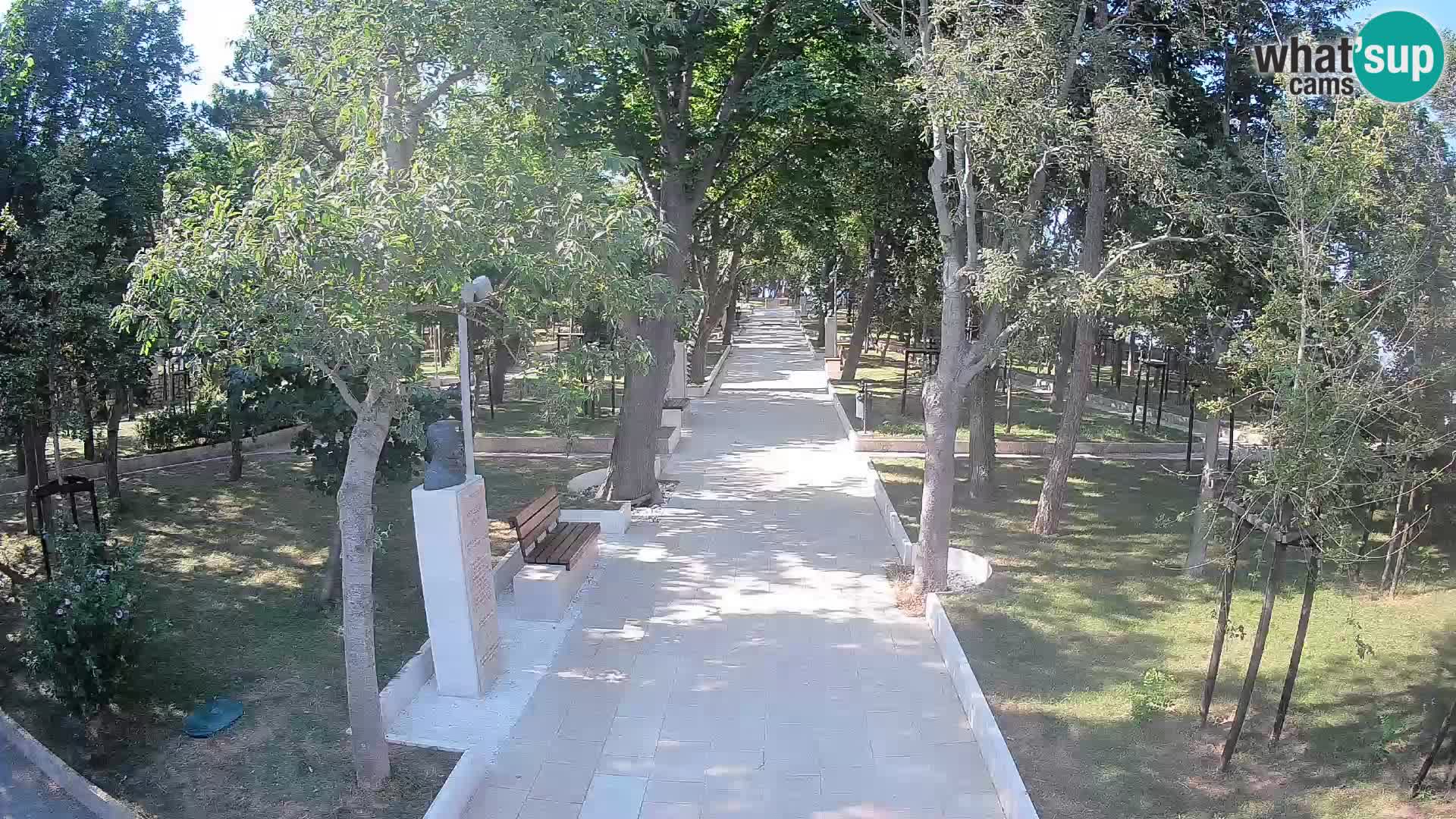 Writers’ Park Webcam Senj – Live by the Sea