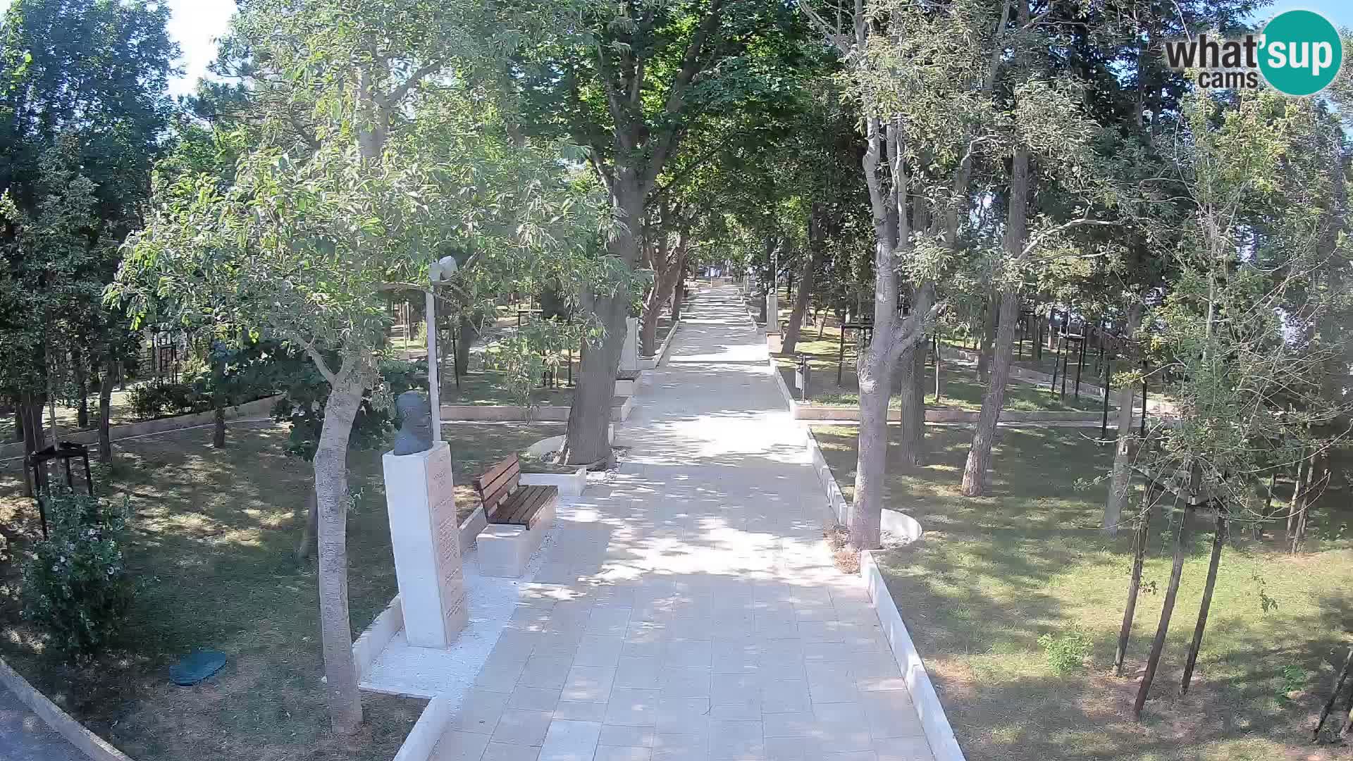Webcam Schriftstellerpark Senj – Live am Meer