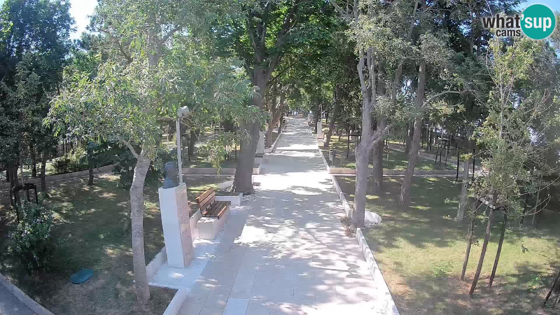 Writers’ Park Webcam Senj – Live by the Sea