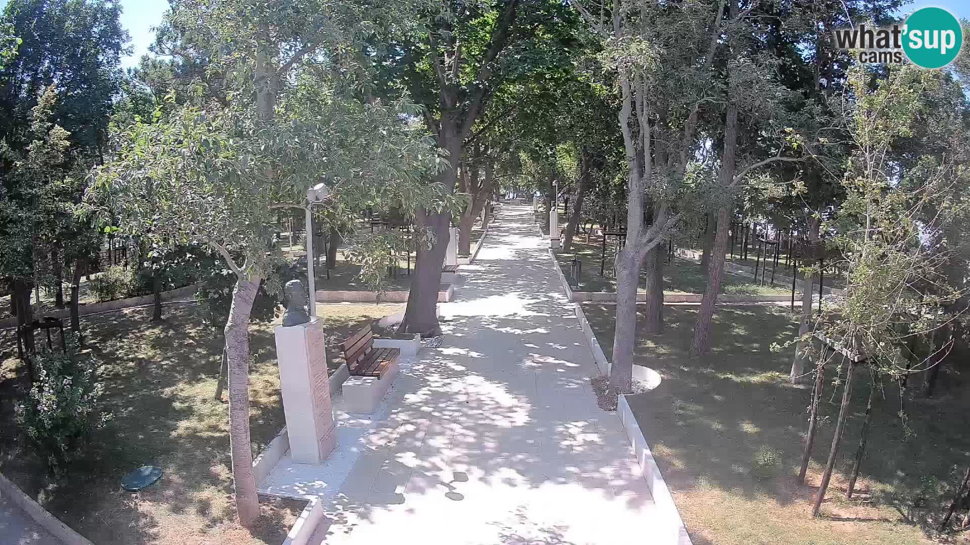 Webcam Schriftstellerpark Senj – Live am Meer