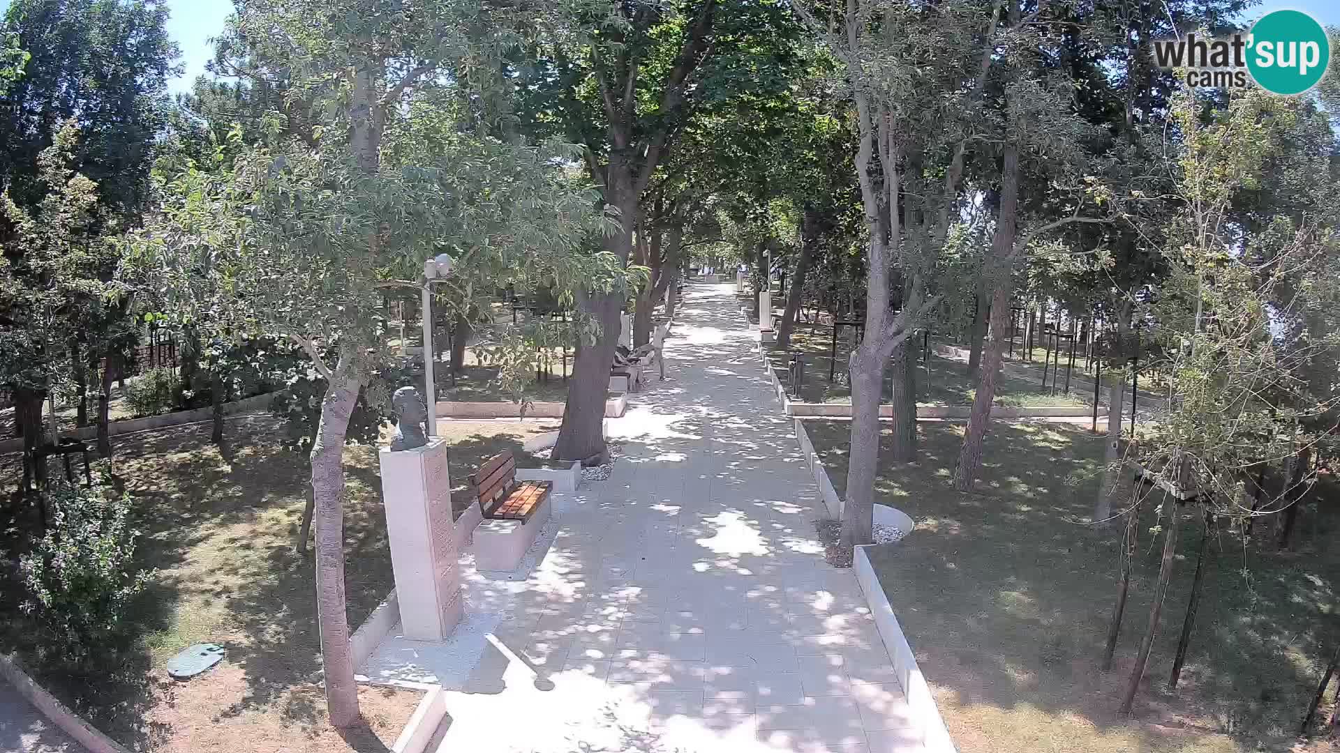 Writers’ Park Webcam Senj – Live by the Sea