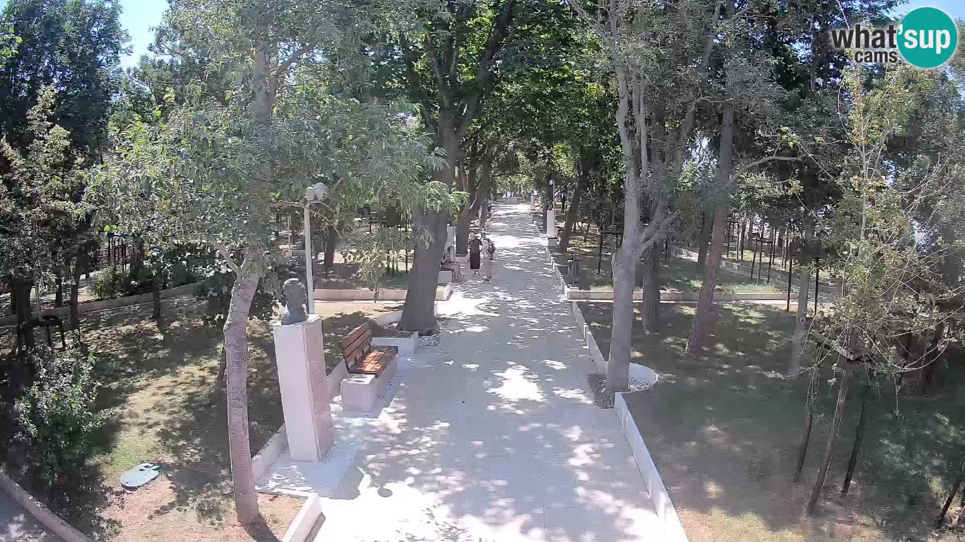 Webcam Schriftstellerpark Senj – Live am Meer