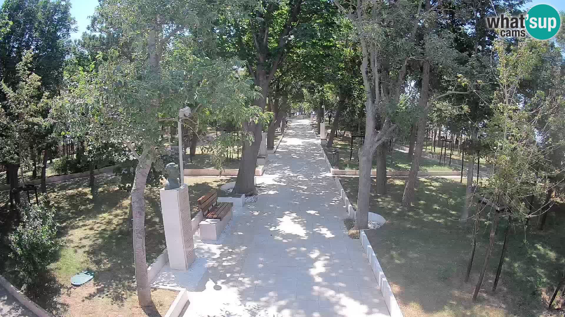 Webcam Schriftstellerpark Senj – Live am Meer