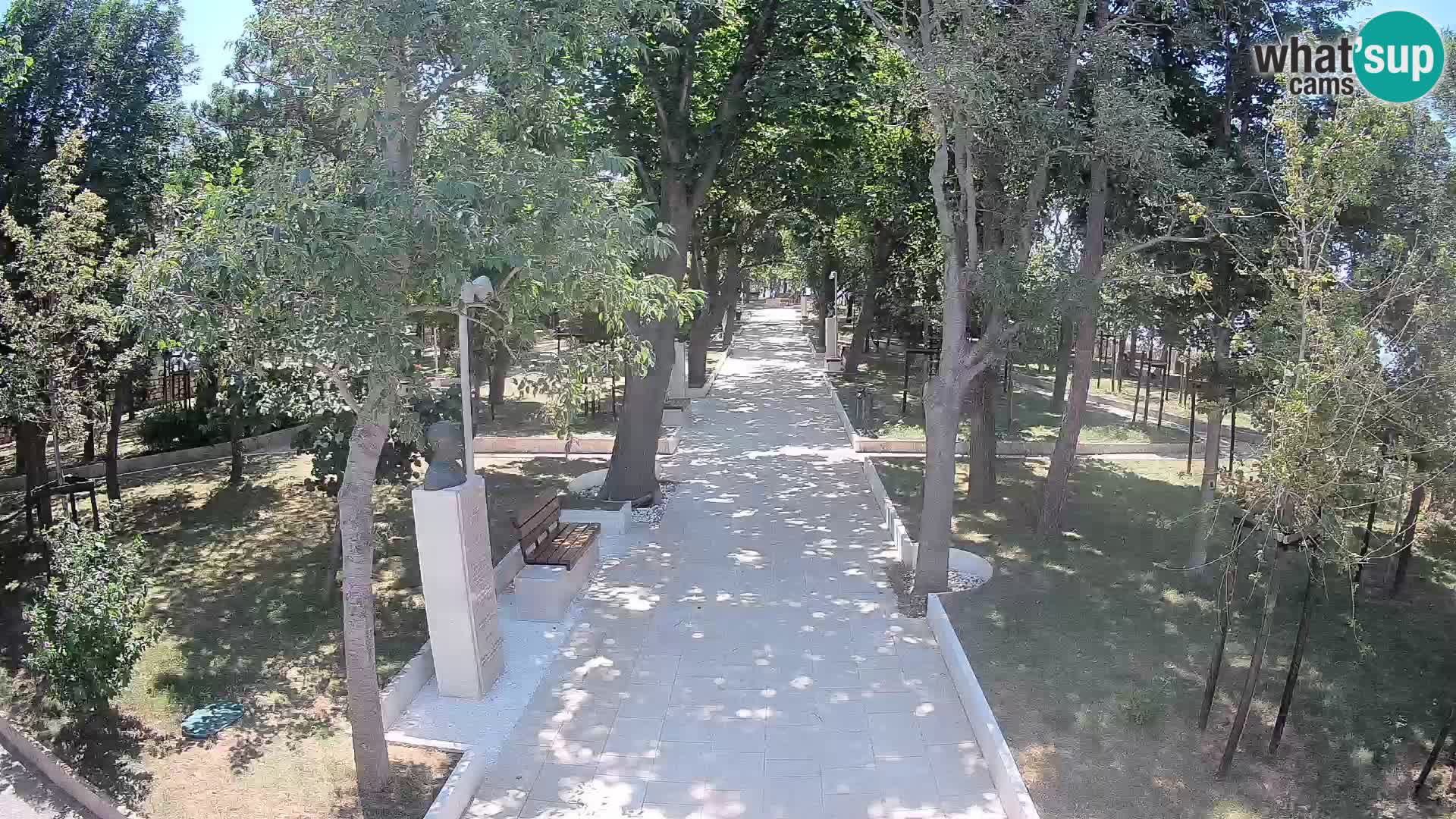 Webcam Schriftstellerpark Senj – Live am Meer