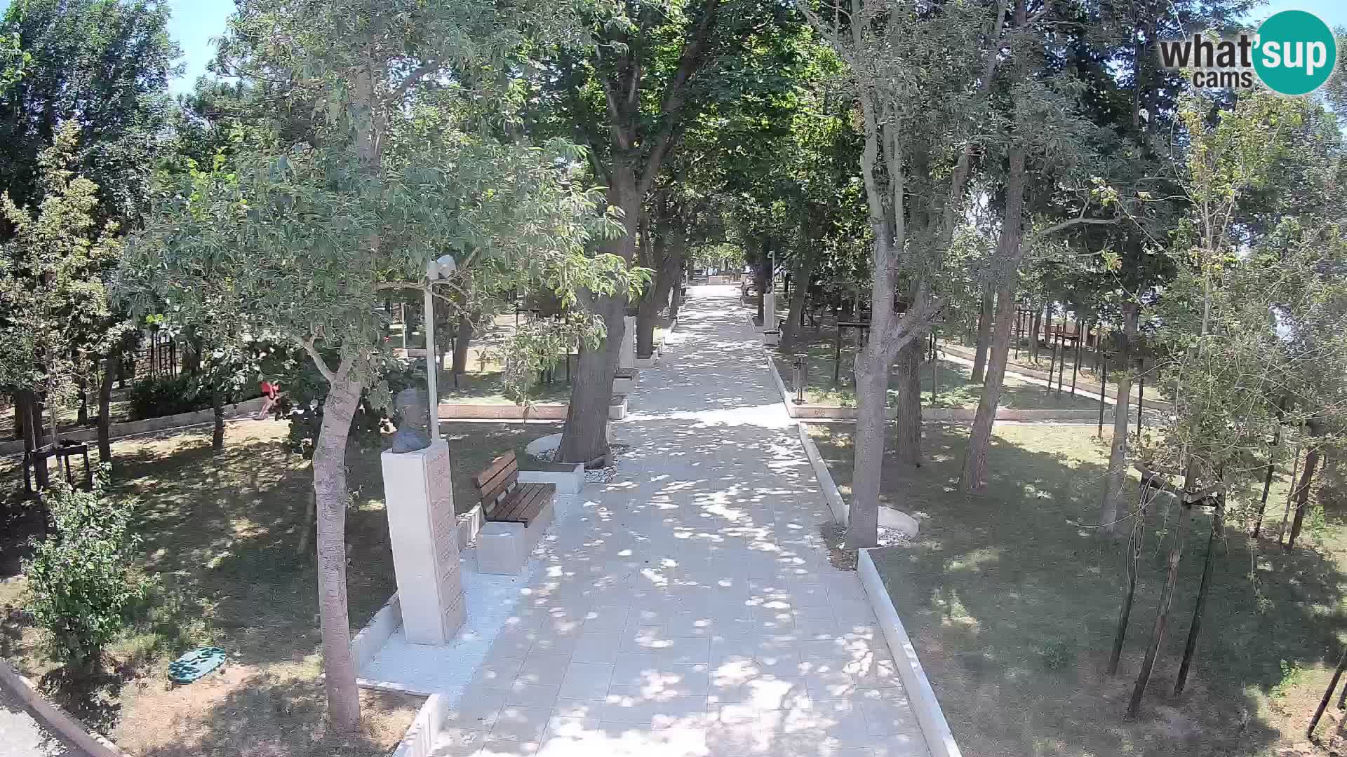 Writers’ Park Webcam Senj – Live by the Sea