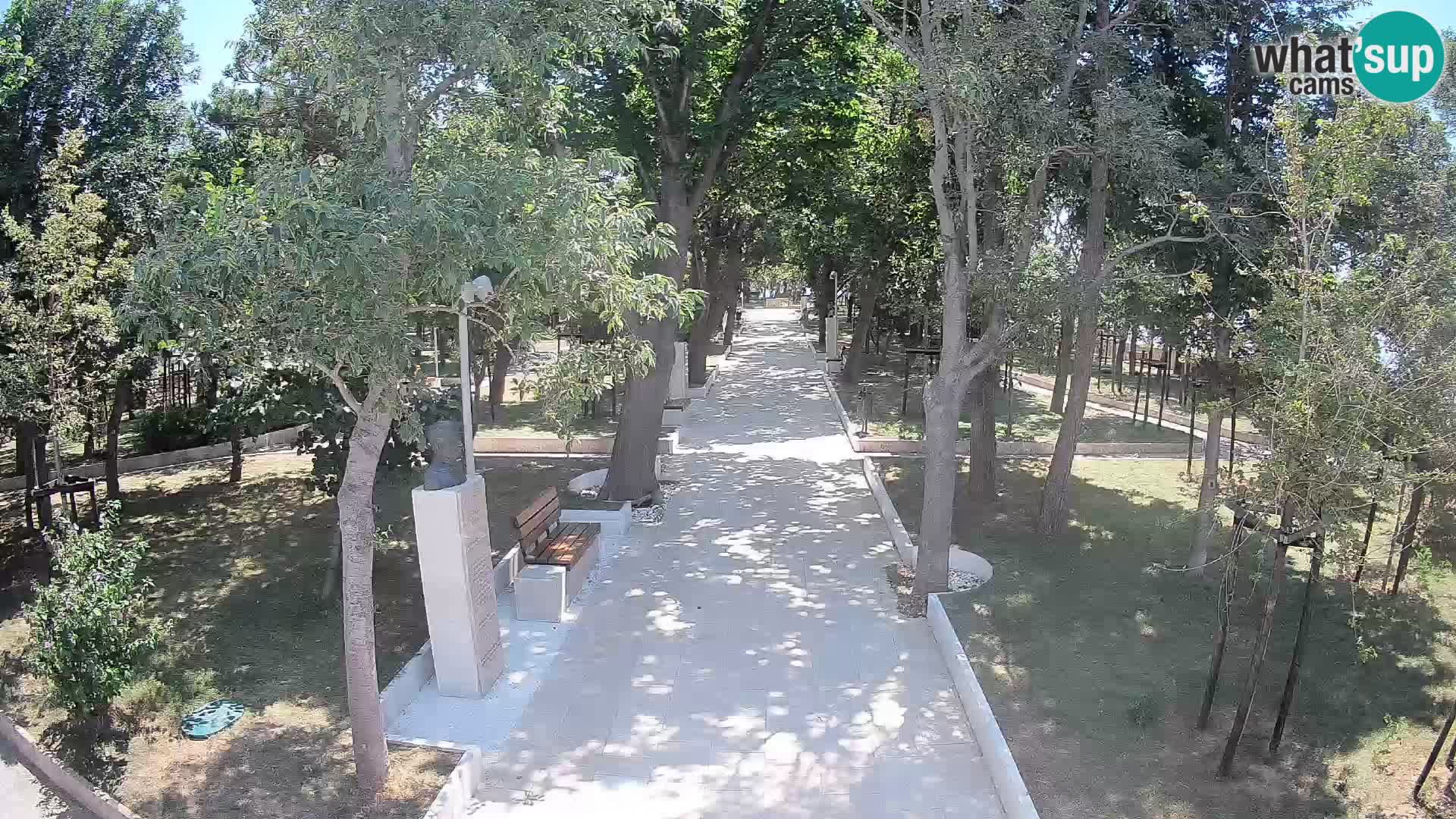 Webcam Schriftstellerpark Senj – Live am Meer