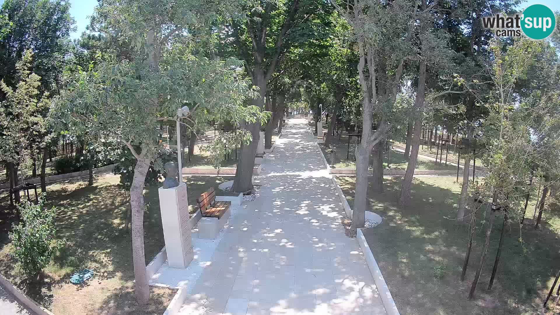 Writers’ Park Webcam Senj – Live by the Sea