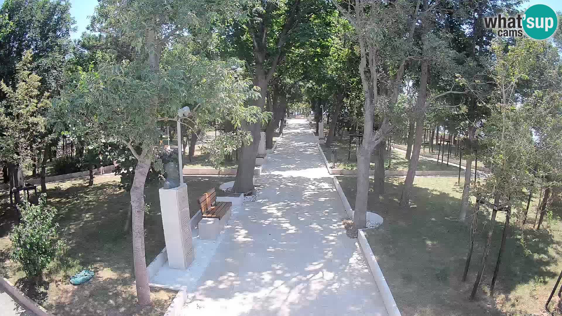 Writers’ Park Webcam Senj – Live by the Sea