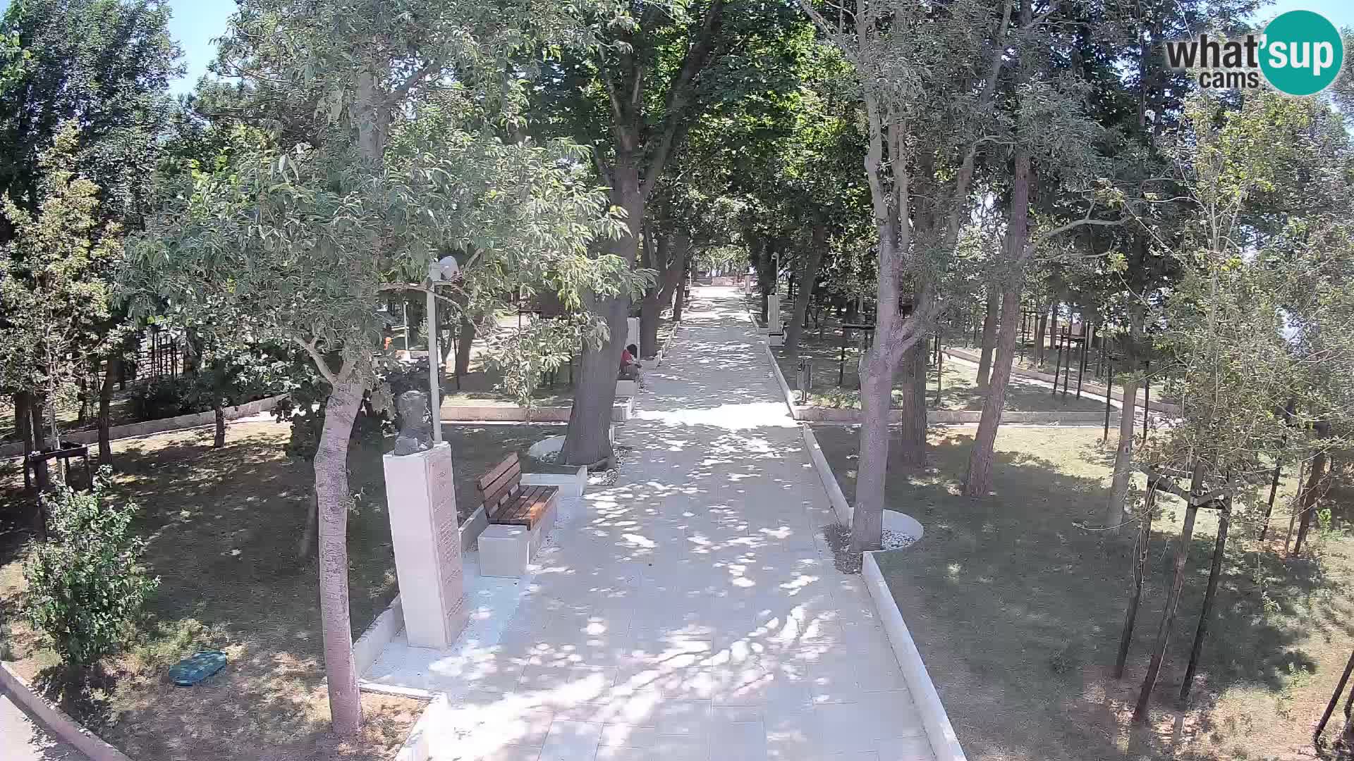 Webcam Schriftstellerpark Senj – Live am Meer