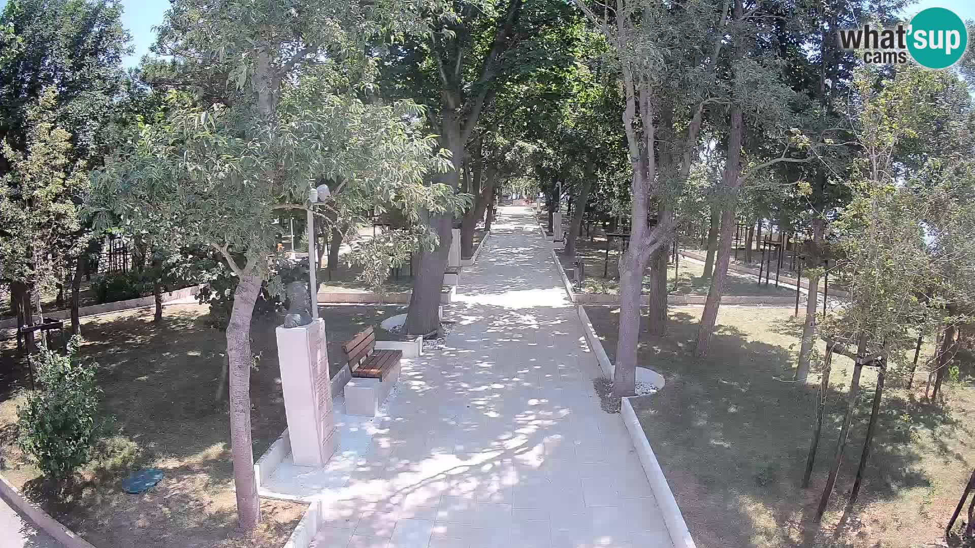Writers’ Park Webcam Senj – Live by the Sea
