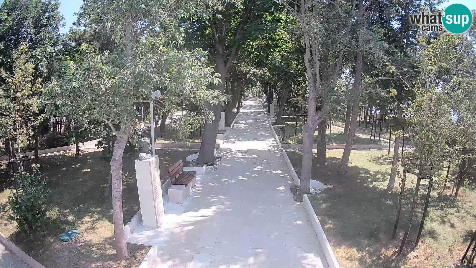Webcam Schriftstellerpark Senj – Live am Meer