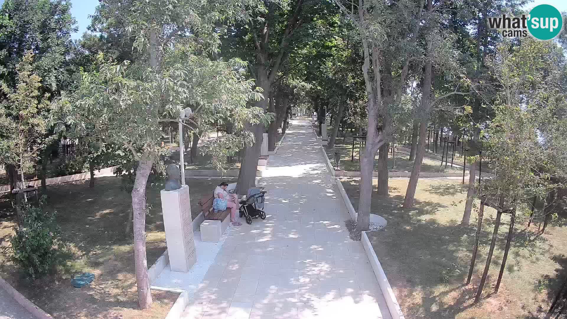Webcam Schriftstellerpark Senj – Live am Meer