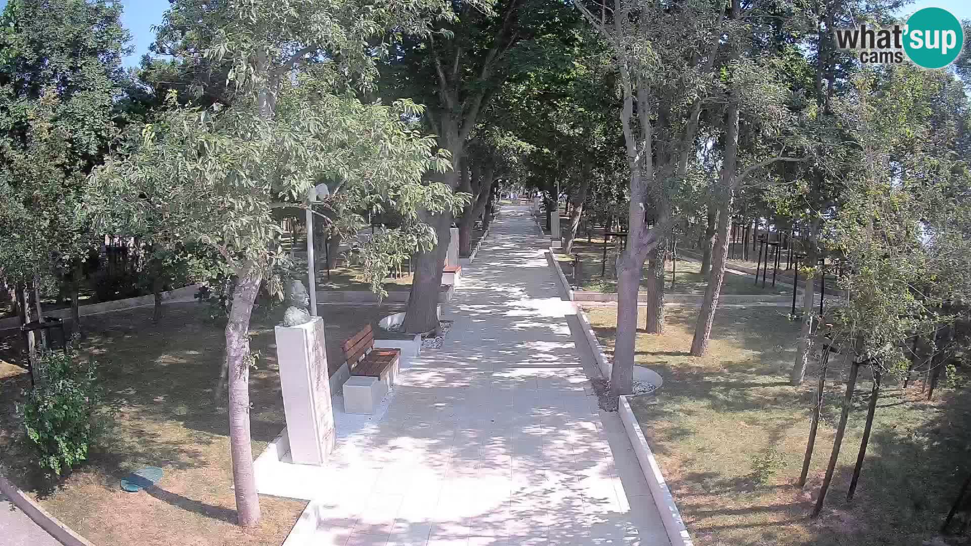Writers’ Park Webcam Senj – Live by the Sea